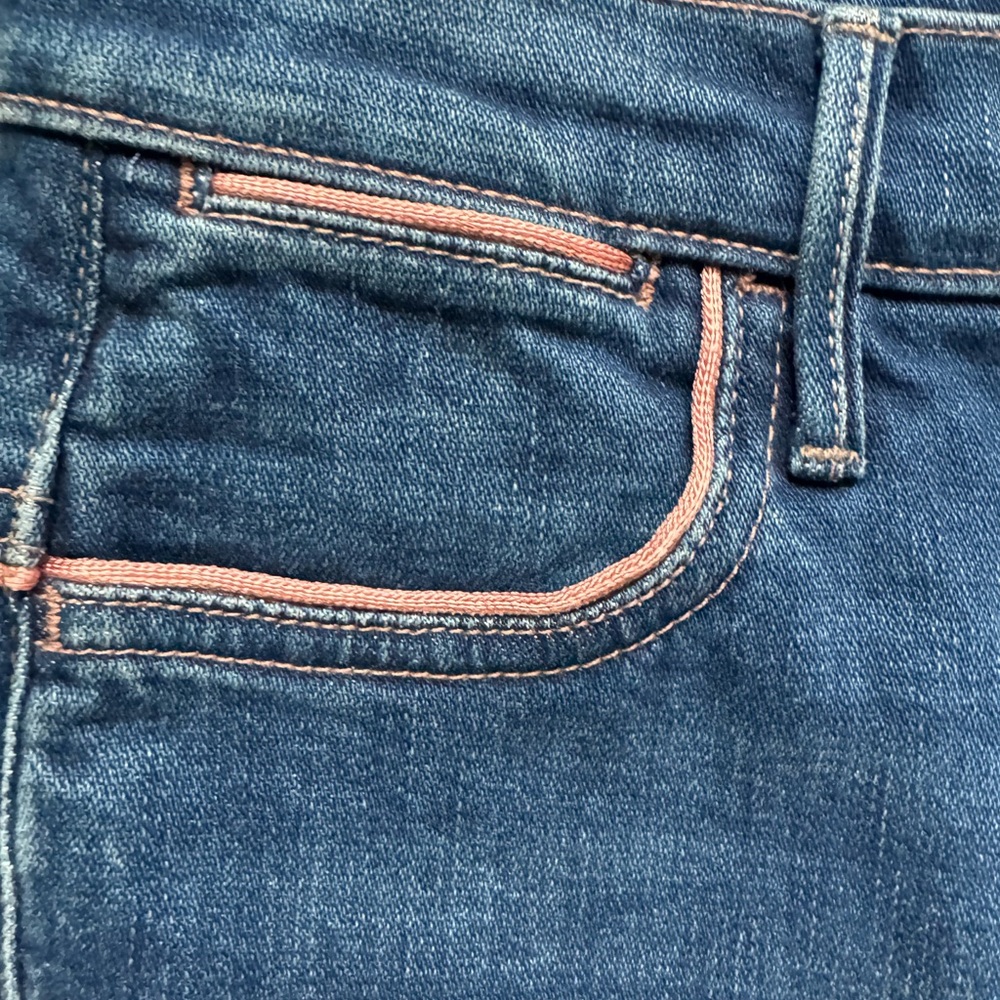 NWT MOTHER Denim Jeans Snap Hustler Ankle High Rise What I had before Size 28 - Picture 3 of 13
